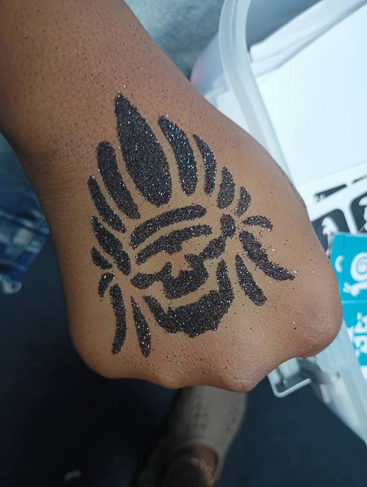 Glitter tattoo