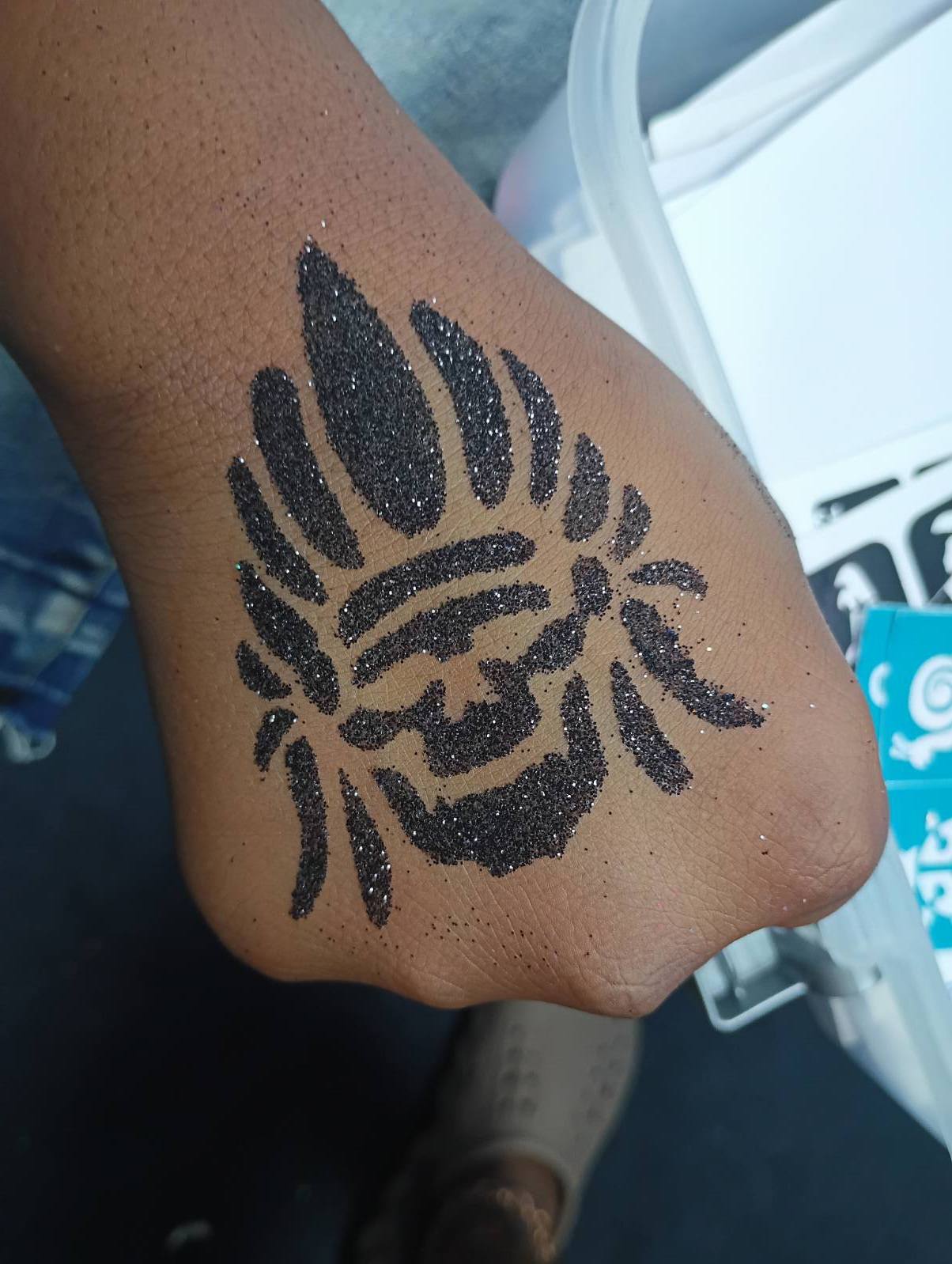 Glitter tattoo