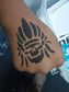 Glitter tattoo