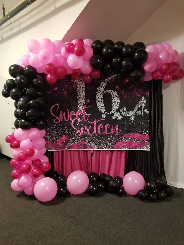 Balloon arches and garlands